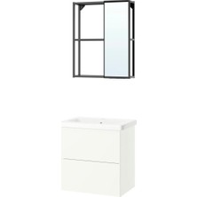 IKEA Modern Beyaz Banyo Aksesuar Seti 64X43 - Şık Banyo Aksesuarı - Kaliteli Modern Tasarım