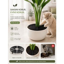 Tofu Saksı Toprak Koruyucu 2 Adet