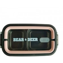 B&d Iki Katlı Üç Bölmeli Çelik Beslenme Kabı Lunch Box Modeli