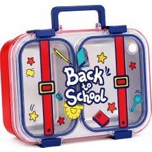 Vagonlife VGN-7155 Tek Katlı Iki Bölmeli Çelik Lunchbox 700 ml
