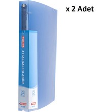 Bigpoint 4 Halkalı Klasör Mavi x 2 Adet