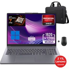 Lenovo Ideapad Slim 3 Amd Ryzen 7 170 24GB 1tb SSD WINDOWS11PRO 15.3"  83K700PSTR- Lenovo Çanta - Mouse Emt