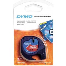 Dymo Letratag Kırmızı Kağıt Şerit (12MM x 4metre)