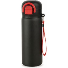 Zayre Siply 304 Paslanmaz Çelik Çocuk Su Matarası 600 ml Çift Içim Modlu Kilit Kapaklı Sızdırmaz Suluk