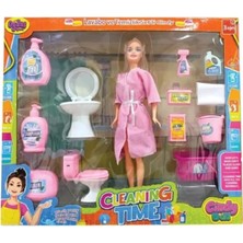 Oydaş Oyuncak Oydas 02452 Cındy Doll Lavabo ve Temızlık Set Bebek