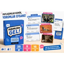 LUXMON Yorumlara Gel Klasik Eğlenceli Parti Kart Oyunu