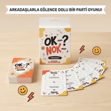 LUXMON Ok Mu Nok Mu? Arkadaş Sürümü Eğlenceli Sohbet Kart Oyunu