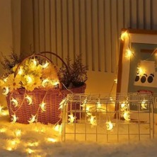 Just Cheap Store 3m 20 LED Ay Figürlü Gün Işığı Lamba