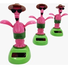 Güneş Enerjili Solar Sallanan Flamingo Figürü