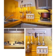 Just Cheap Store Yapışkanlı Gold Mutfak Tezgah Folyosu
