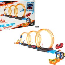 Mgs Rollingfast Xl 150 cm 28 Parça Yarış Pisti 2 Arabalı