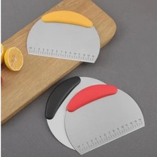 Just Cheap Store Paslanmaz Çelik Hamur Kesme ve Şekillendirme Spatulası