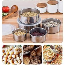 Just Cheap Store Paslanmaz Çelik Yemek Saklama Kabı Seti