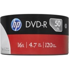 Hp Dvd-R 16X 4.7 GB 120 Dakika 50'li Spindle Boş DVD Optik Medya