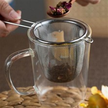 Just Cheap Store Paslanmaz Çelik Çay ve Kahve Süzgeci - Ince Gözenekli
