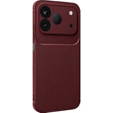 Sibelora Home Newface Tecno Spark 50 4g Auto Focus Karbon Kapak - Bordo