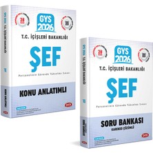 Data Yayınları 17 Ağustos 2026- 2027 Gys Içişleri Bakanlığı Şef Görevde Yükselme Sınavı Konu Anlatımlı Soru Bankası Seti