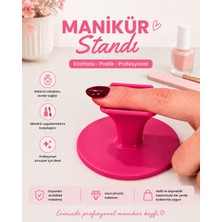 Luvena Manikür Parmak Standı Oje Sürme Aparatı Tırnak Bakım Standı Manikür Aparatı Parmak Dayama Standı