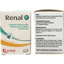 Candioli Renal P Toz 70 G Kedi ve Köpek Böbrek Destek Takviyesi (Fosfat Bağlayıcı & Kitosan)