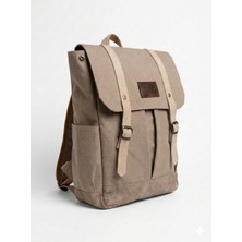 Mandosi Vintage Kanvas Sırt Çantası - Seyahat Okul Kamp Outdoor Günlük Kullanım – 7158