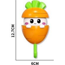 Just Cheap Store Havuç Tasarımlı Otomatik Açılan Yapışkanlı Askı