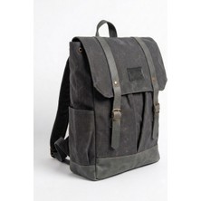 Mandosi Vintage Kanvas Sırt Çantası - Seyahat Okul Kamp Outdoor Günlük Kullanım – 7158