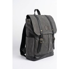 Mandosi Vintage Kanvas Sırt Çantası - Seyahat Okul Kamp Outdoor Günlük Kullanım – 7158