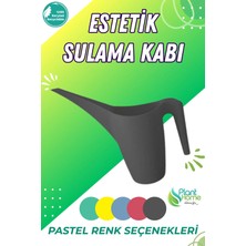 Plant Home Power Mix Antrasit Sulama Kabı – Dayanıklı Ergonomik Bitki Sulama Kabı - Çiçek, Saksı ve Bahçe Kullanımı