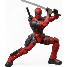 PopŞeker Deadpool And Wolverine Deadpool Figür Yapım Seti - 90 Parça 13.4 cm Lisanslı Marvel Aksiyon Figürü