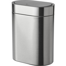 IKEA Modern Gri Çöp Kutusu 4 Lt - Şık Banyo Aksesuarı - Kaliteli Modern Tasarım