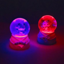Just Cheap Store Panda Tasarımlı Işıklı Küçük Boy Kar Küresi