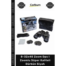Carlburn #dürbün Profesyonel Doğa Izleme 832X40 Zoom Dps I Zoomlu Süper Kaliteli Dürbün Siyah