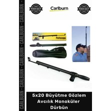 Carlburn #dürbün 5X20 Havuz ve Plaj Dalışı Için Ayarlanabilir Periskop 5X20 Büyütme Gözlem Avcılık Monoküler Dürbün