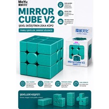 Hediyecik Speed Moyu Mirror Cube V2 3X3X3 Yeşil Zeka Küpü Akıl Küpü Rübik Küp