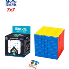 Hediyecik Moyu Meilong 7x7 V2 Zeka Küpü Akıl Küpü Rübik Küp Speed Cube