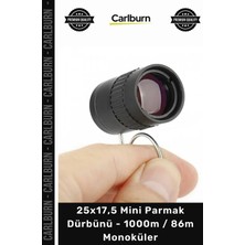 Carlburn #dürbün Rus Metal Zoom Optik 25X175 Mini Parmak Dürbünü 1000M 86M Monoküler