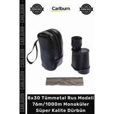 Carlburn #dürbün Yüksek Kalite 8X30 Tümmetal Rus Modeli DÜRBÜN76M1000M Monoküler Süper Kalite Dürbün