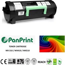 PanPrint Lexmark MX610DE 60F5H00 Siyah Yüksek Kapasiteli Muadil Toner (10.000 Sf.)