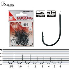 Maruto 496 Mavi (50LI Paket) Olta Iğnesi - No-3