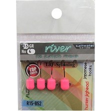River Rıver Hunter Jig Head Pembe Glow 4p - 1.5 gr