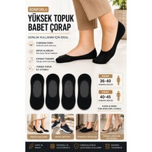 Uzn Socks 6 Çift Babet Patik Çorap Pamuklu Kadın Kısa Günlük Çorap Sneaker Çorabı