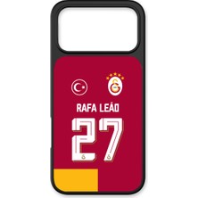 Galatasaray Rafael Leão Parçalı Forma iPhone 17 Pro Max Kılıf (Cam) - Lisanslı Orijinal