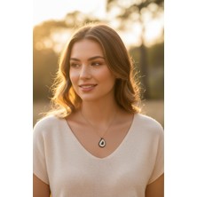 Moda Accessories Damla Zirkon Taşlı Nazarlık Kolye