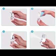 Just Cheap Store Şarjlı Mini Yüz Nemlendirici Dezenfektan Cihazı Mist Sprayer