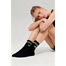 Alo Yoga Basic Çizgili Model Spor Soket Çorap