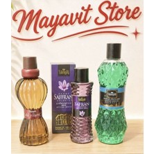 Yabangülü Gedavet Rüzgarı 400 Ml-Safranbolu Taze Safran Kolonyası 200ML ve Aşk-I Toprak Parfüm Esanslı Kolonya 3'lü Set