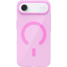 Marsilyan™-  Apple Iphone 17 Air Pc Blank Magsafe Kapak - Pembe