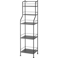 IKEA Modern Siyah Banyo Rafı 40X156 - Şık Banyo Aksesuarı - Kaliteli Modern Tasarım