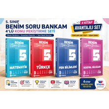 Beni̇m Hocam 5. Sınıf Benim Soru Bankam 4’lü Set – Matematik, Türkçe, Fen Bilimleri, Sosyal Bilgiler | Konu Pekiştirme ve Sınavlara Hazırlık