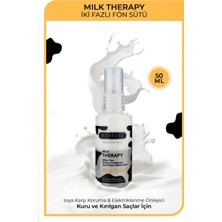 Morfose Milk Therapy 50 ml İki Fazlı Fön Sütü Kuru Saçlar İçin Isıya Karşı Koruma ve Şekillendirme